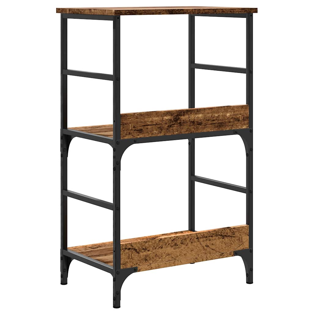 vidaXL Bücherregal Altholz-Optik 50x33x82 cm Holzwerkstoff