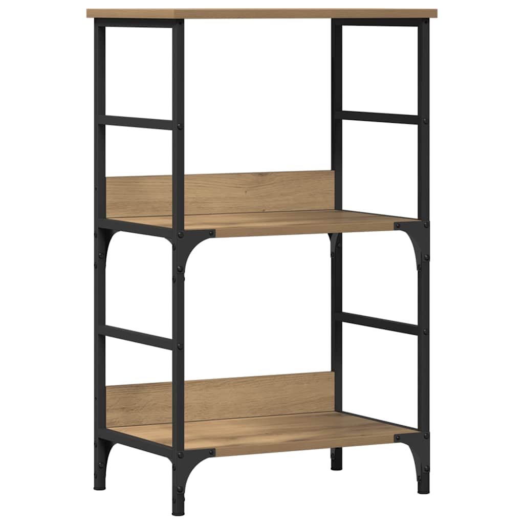 vidaXL Bibliothèque Chêne Artisan 50x33x82 cm Bois d'ingénierie