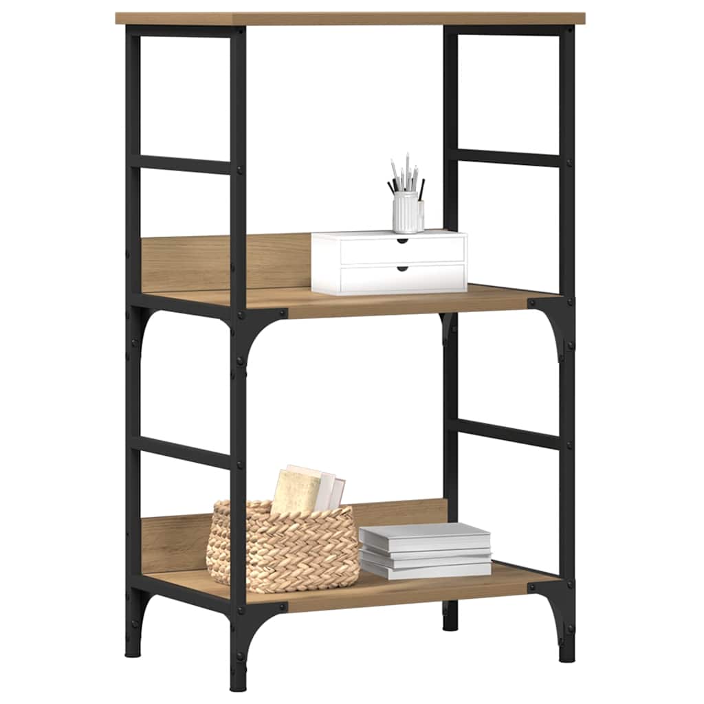 vidaXL Bibliothèque Chêne Artisan 50x33x82 cm Bois d'ingénierie