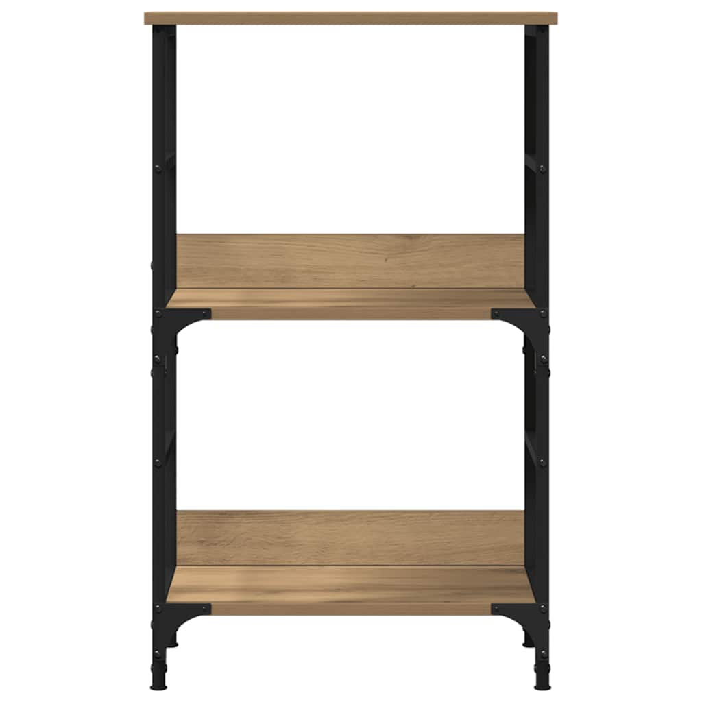 vidaXL Bibliothèque Chêne Artisan 50x33x82 cm Bois d'ingénierie