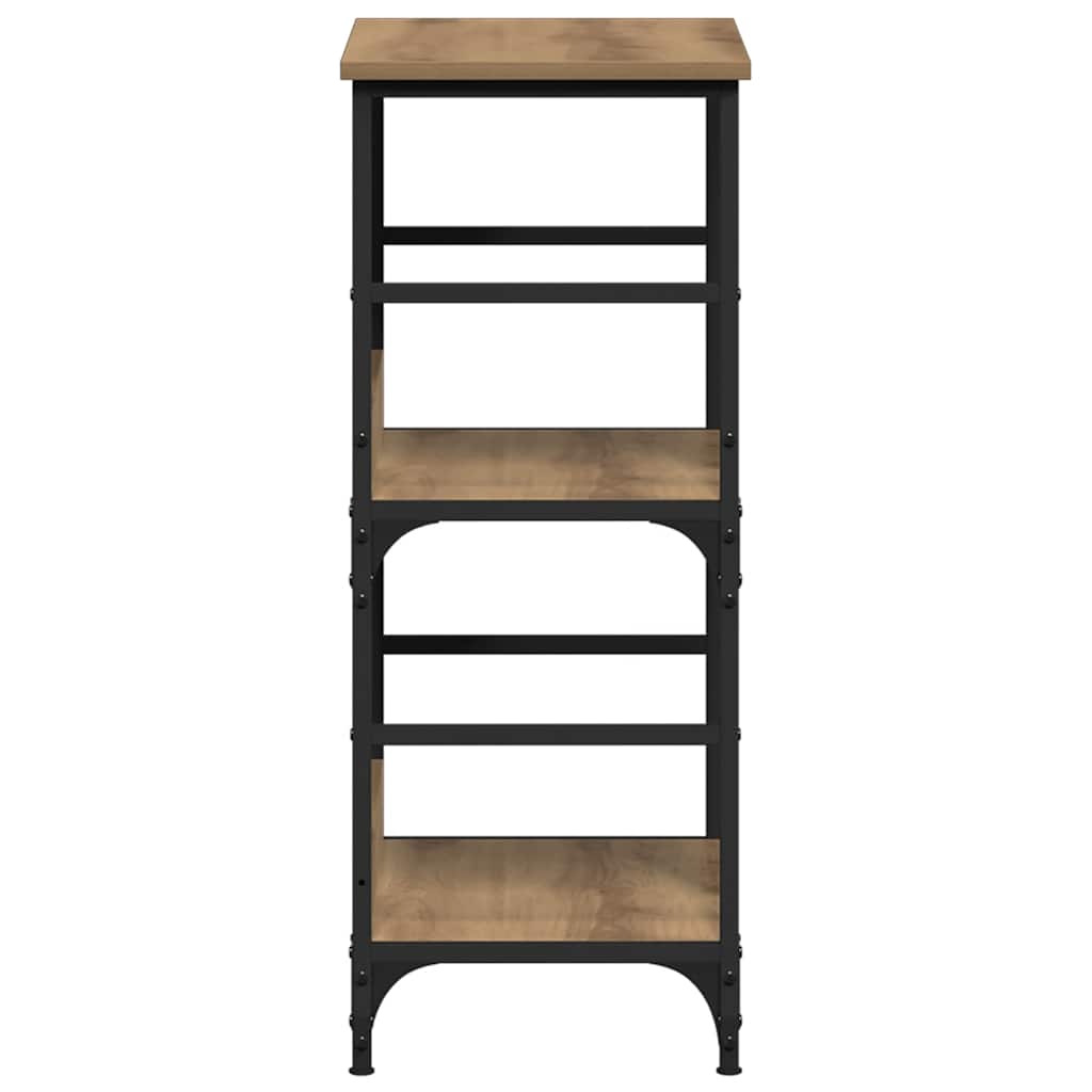 vidaXL Bibliothèque Chêne Artisan 50x33x82 cm Bois d'ingénierie