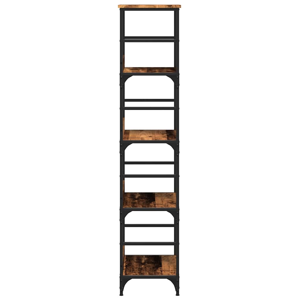 vidaXL Bücherregal Altholz-Optik 50x33x153 cm Holzwerkstoff