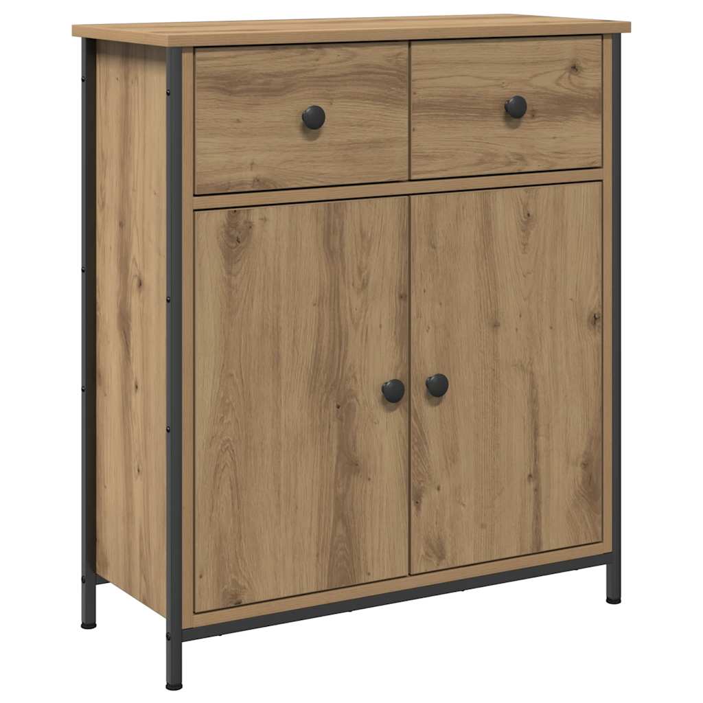 vidaXL Sideboard Artisan-Eiche 70x30x80 cm Holzwerkstoff