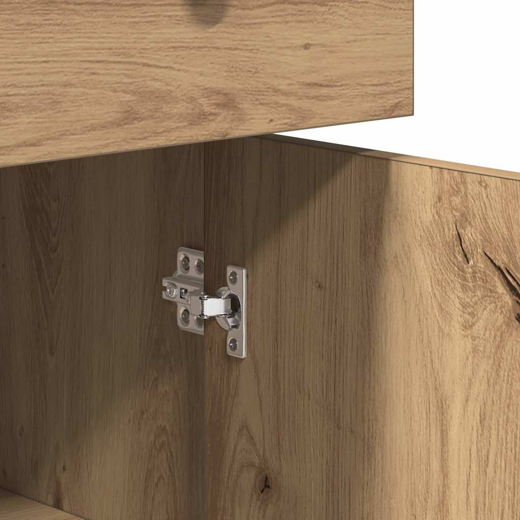 vidaXL Sideboard Artisan-Eiche 70x30x80 cm Holzwerkstoff