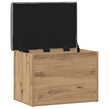 Sitzbank mit Stauraum Artisan-Eiche 62x42x45 cm Holzwerkstoff