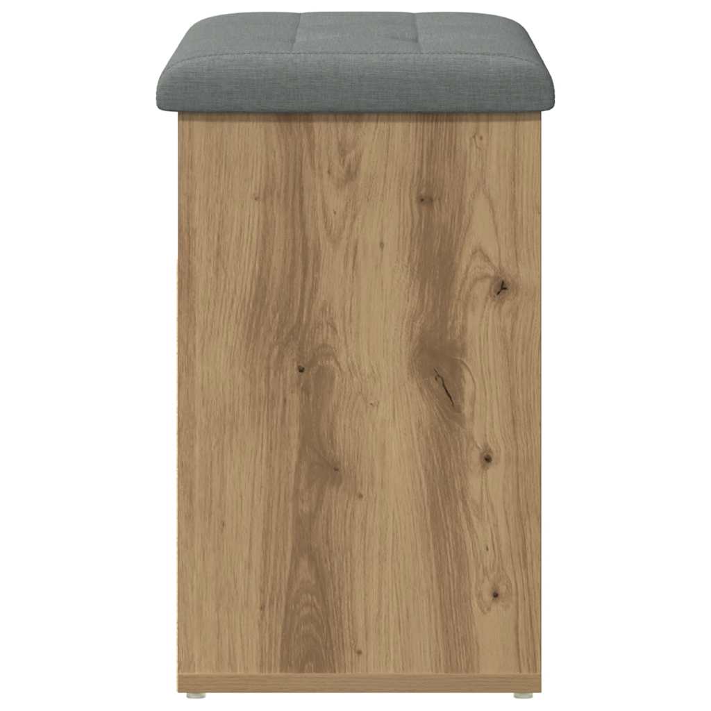 Schuhbank Artisan-Eiche 62x32x50 cm Holzwerkstoff