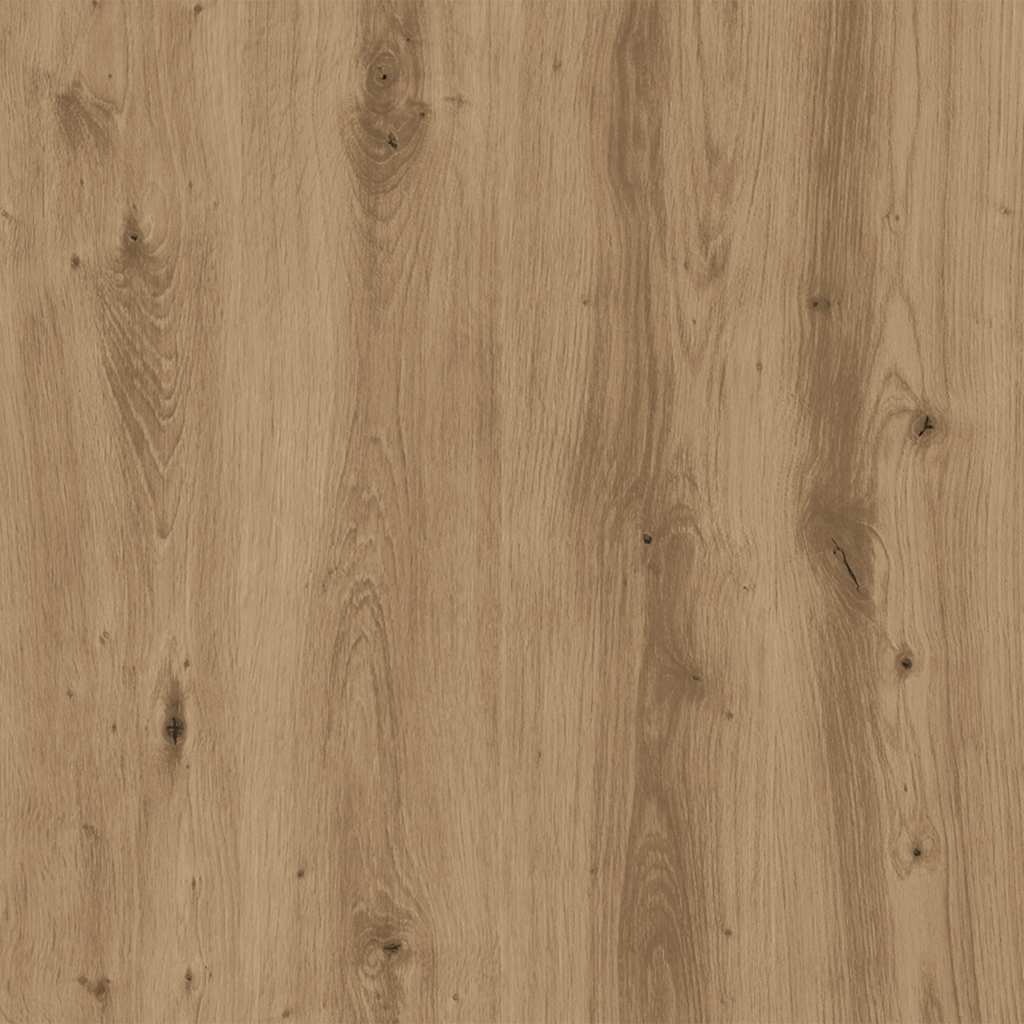 vidaXL Table de chevet à LED chêne artisan 35x39x55 cm Bois d'ingénierie