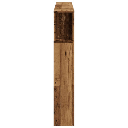 vidaXL LED-Kopfteil Altholz-Optik 140x18,5x103,5 cm Holzwerkstoff