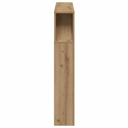 LED-Kopfteil Artisan-Eiche 140x18,5x103,5 cm Holzwerkstoff