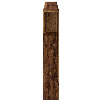 vidaXL LED-Kopfteil Altholz-Optik 180x18,5x103,5 cm Holzwerkstoff