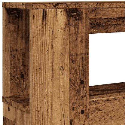 vidaXL LED-Kopfteil Altholz-Optik 180x18,5x103,5 cm Holzwerkstoff