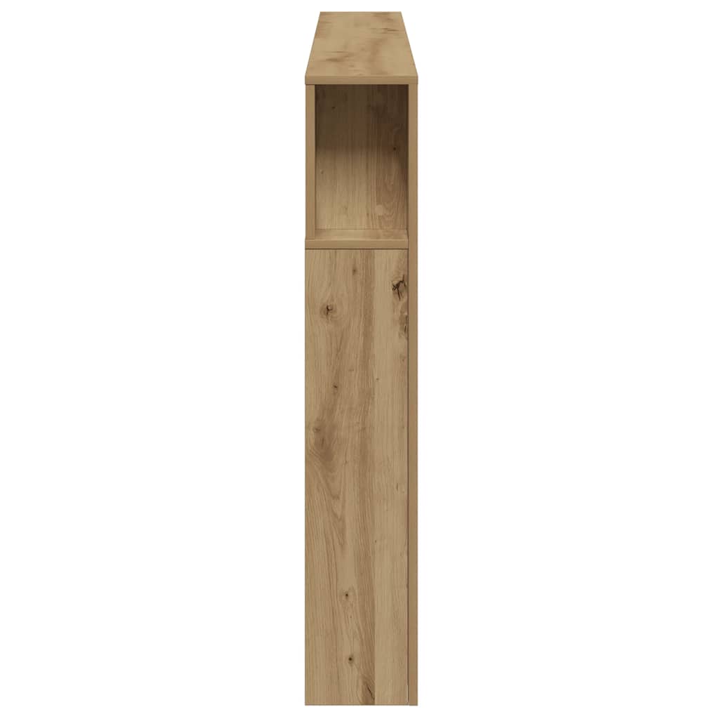 vidaXL LED-Kopfteil Artisan-Eiche 200x18,5x103,5 cm Holzwerkstoff