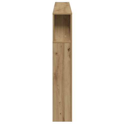 vidaXL LED-Kopfteil Artisan-Eiche 200x18,5x103,5 cm Holzwerkstoff