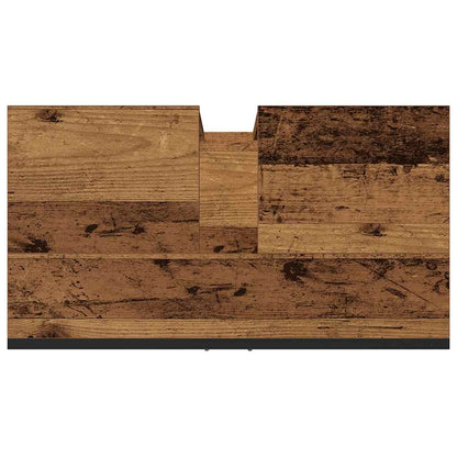 Meuble sous lavabo vidaXL aspect bois de récupération 60x30x60 cm bois d'ingénierie