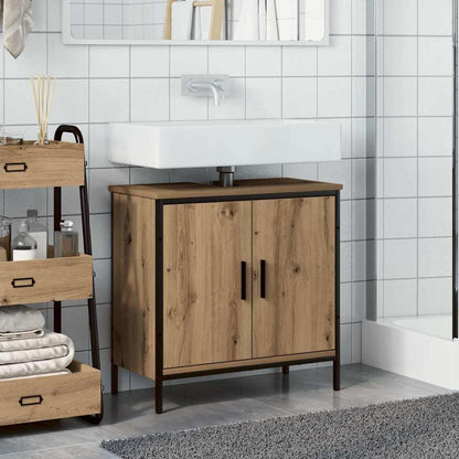 Meuble sous-vasque vidaXL chêne artisan 60x30x60 cm bois d'ingénierie