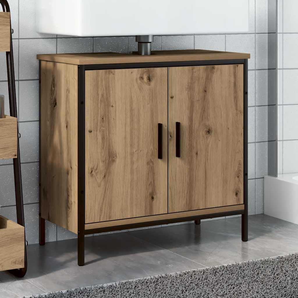 Meuble sous-vasque vidaXL chêne artisan 60x30x60 cm bois d'ingénierie