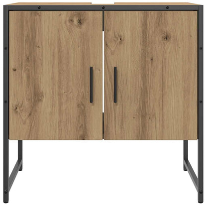 vidaXL Waschbeckenunterschrank Artisan-Eiche 60x33x60 cm