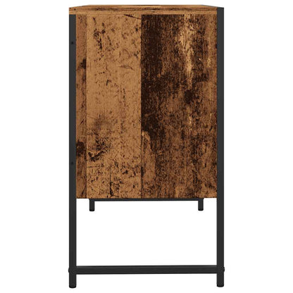 Meuble sous-vasque vidaXL en bois d'ingénierie aspect vieux bois 80x33x60 cm