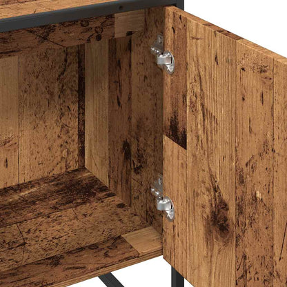Meuble sous-vasque vidaXL en bois d'ingénierie aspect vieux bois 80x33x60 cm
