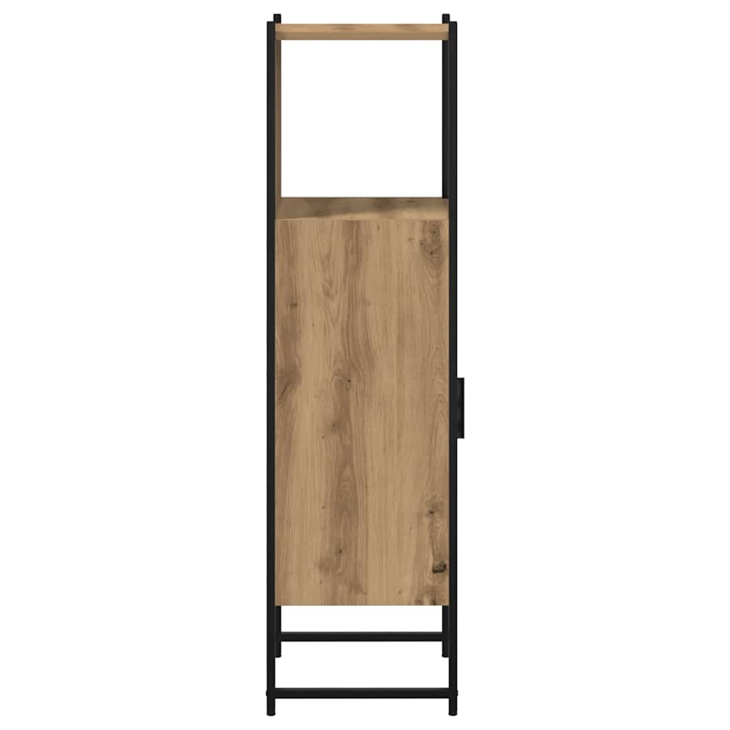 Badschrank Artisan-Eiche 33x33x120,5 cm Holzwerkstoff