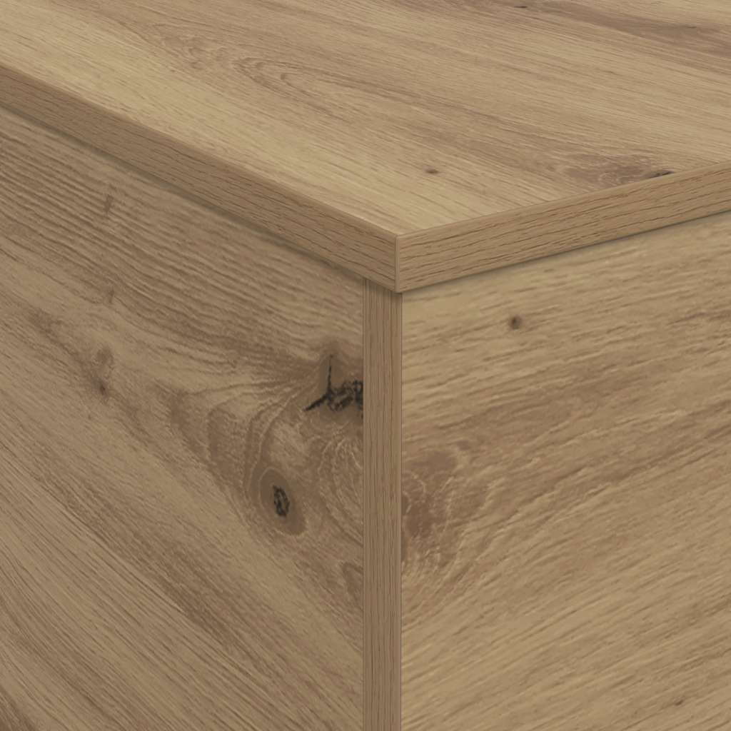 vidaXL Table basse avec lumières LED Chêne artisanat 90x50x40 cm