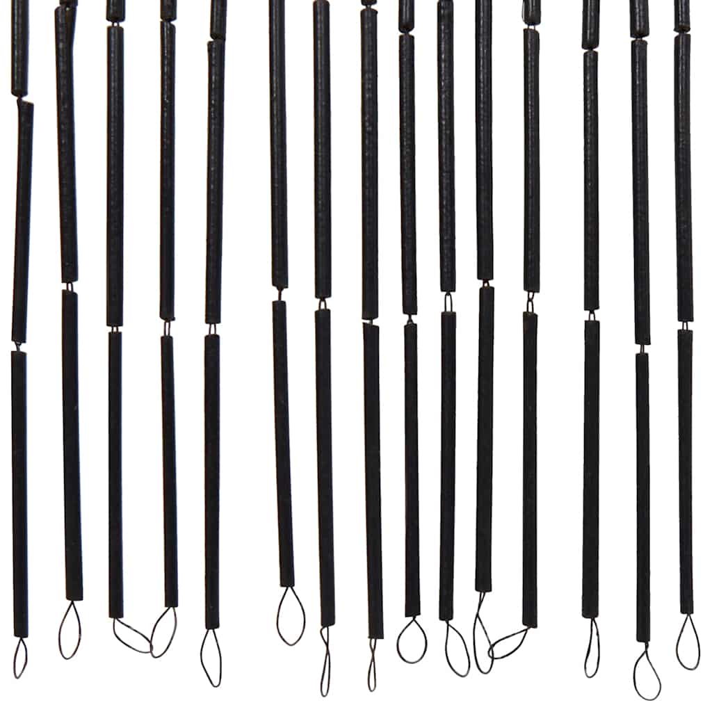 Insekten-Türvorhang Palmendruck 100x220 cm Bambus