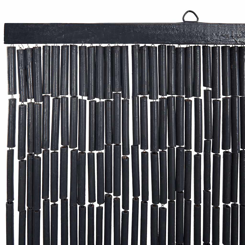 vidaXL Insekten-Türvorhang Dunkelgrau 120x220 cm Bambus