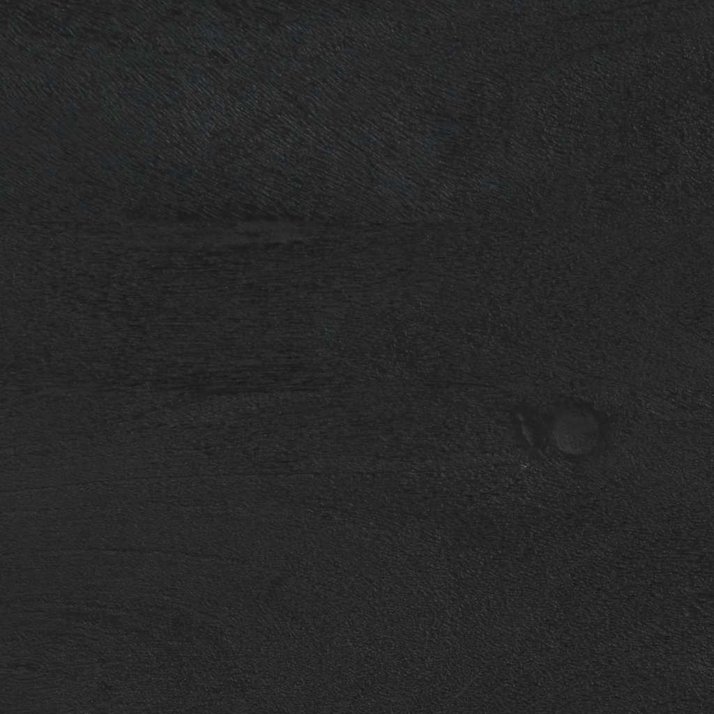 vidaXL Nachttische 2 Stk. Schwarz 40x33x46 cm Massivholz Mango
