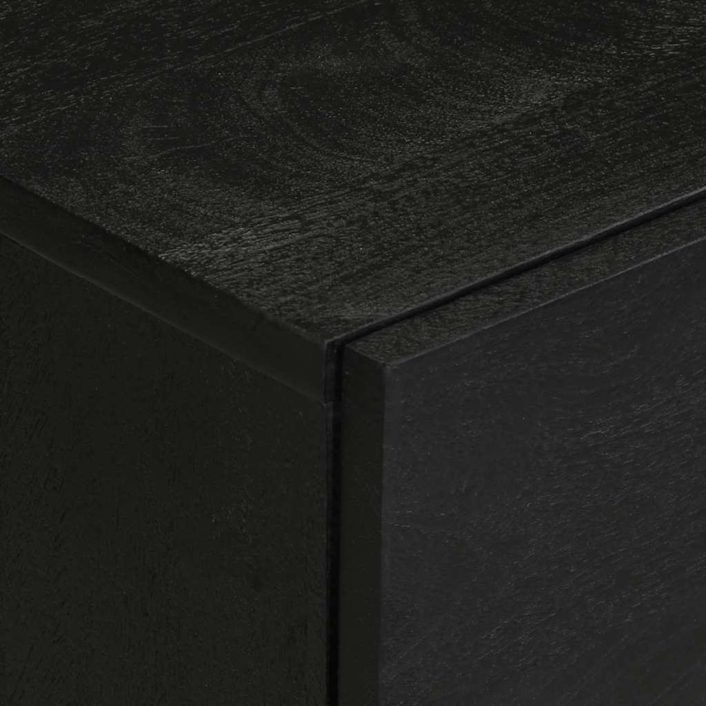 Nachttisch Schwarz 50x33x62 cm Holzwerkstoff