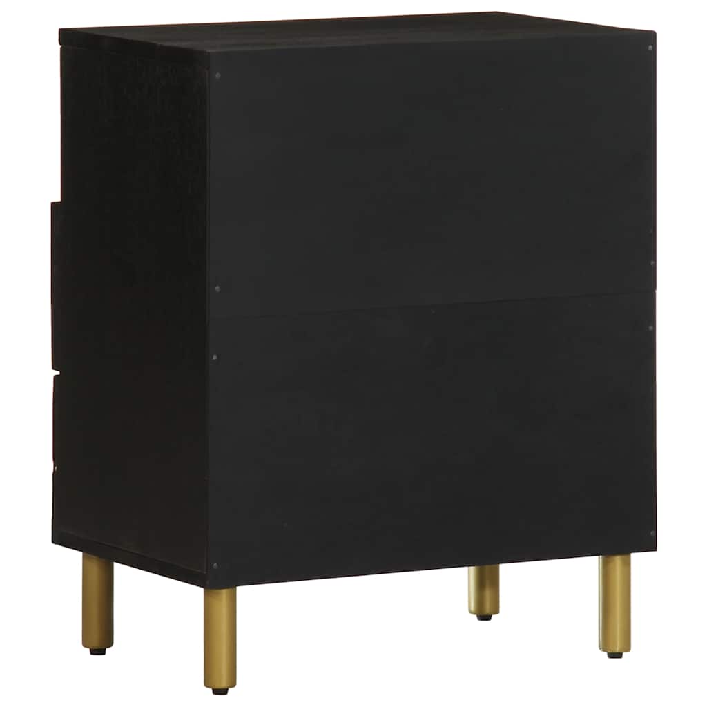 vidaXL Nachttisch Schwarz 50x33x62 cm Holzwerkstoff