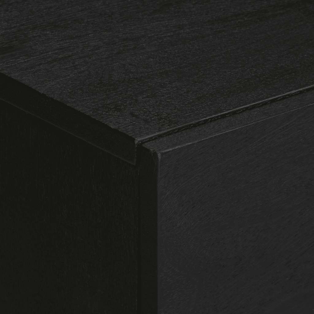 Nachttisch Schwarz 50x33x60 cm Holzwerkstoff