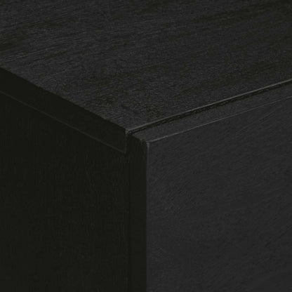 Nachttisch Schwarz 50x33x60 cm Holzwerkstoff