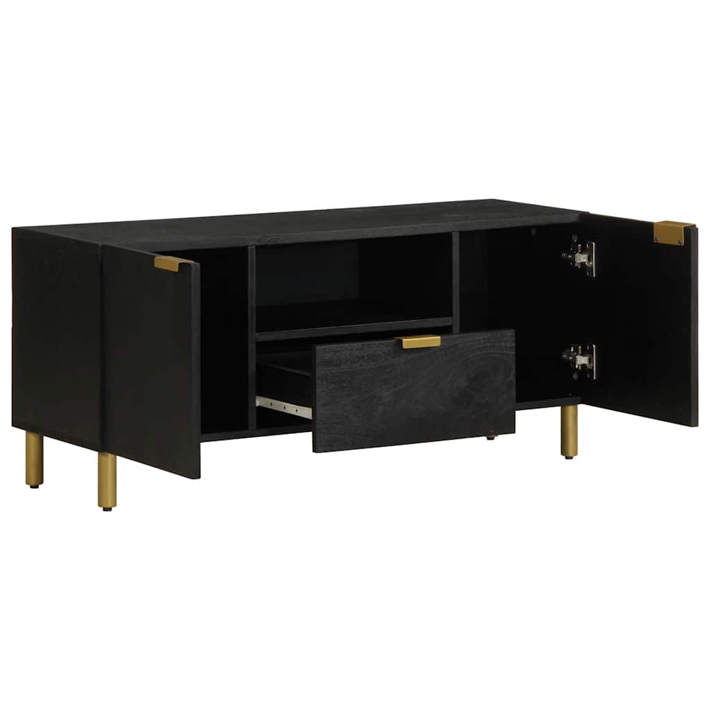 vidaXL TV-Schrank Schwarz 105x33x46 cm Holzwerkstoff