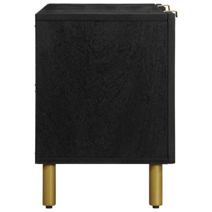vidaXL TV-Schrank Schwarz 105x33x46 cm Holzwerkstoff