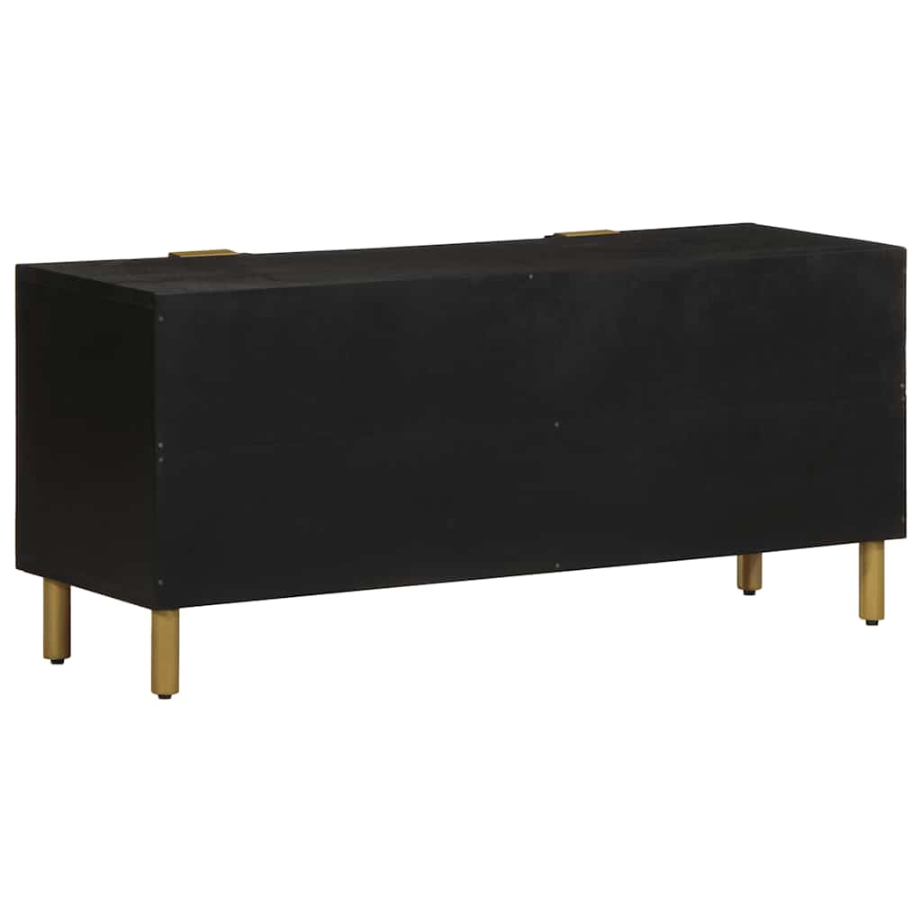 vidaXL TV-Schrank Schwarz 105x33x46 cm Holzwerkstoff
