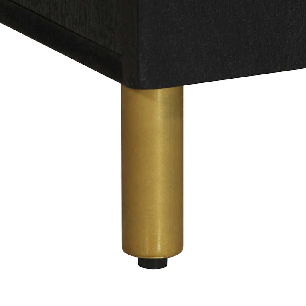 vidaXL TV-Schrank Schwarz 105x33x46 cm Holzwerkstoff