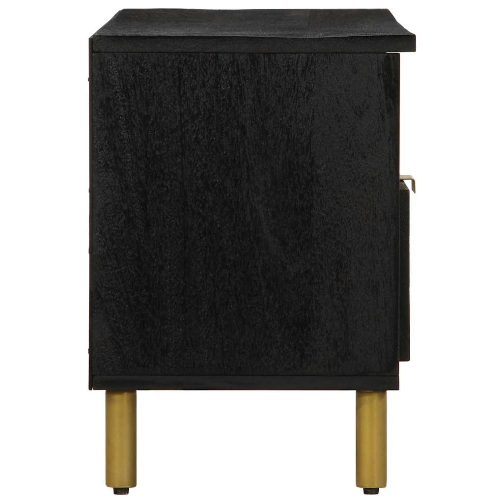 vidaXL TV-Schrank Schwarz 100x33x46 cm Holzwerkstoff