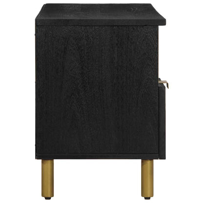 vidaXL TV-Schrank Schwarz 100x33x46 cm Holzwerkstoff