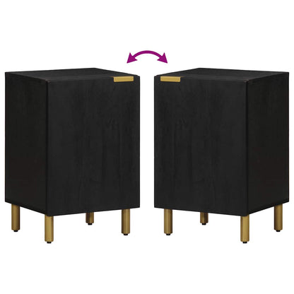 vidaXL Badschrank Schwarz 38x33x58 cm Holzwerkstoff