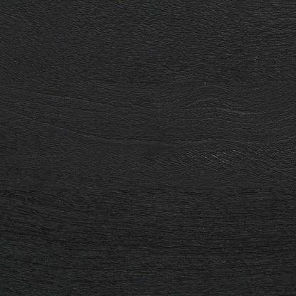 Badschrank Schwarz 38x33x160 cm Massivholz Mango