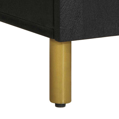 Sideboard Schwarz 60x33x75 cm Holzwerkstoff