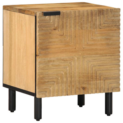 vidaXL Nachttische 2 Stk. Braun 40x33x46 cm Massivholz Mango