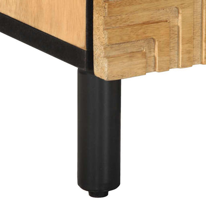 vidaXL Nachttische 2 Stk. Braun 40x33x46 cm Massivholz Mango
