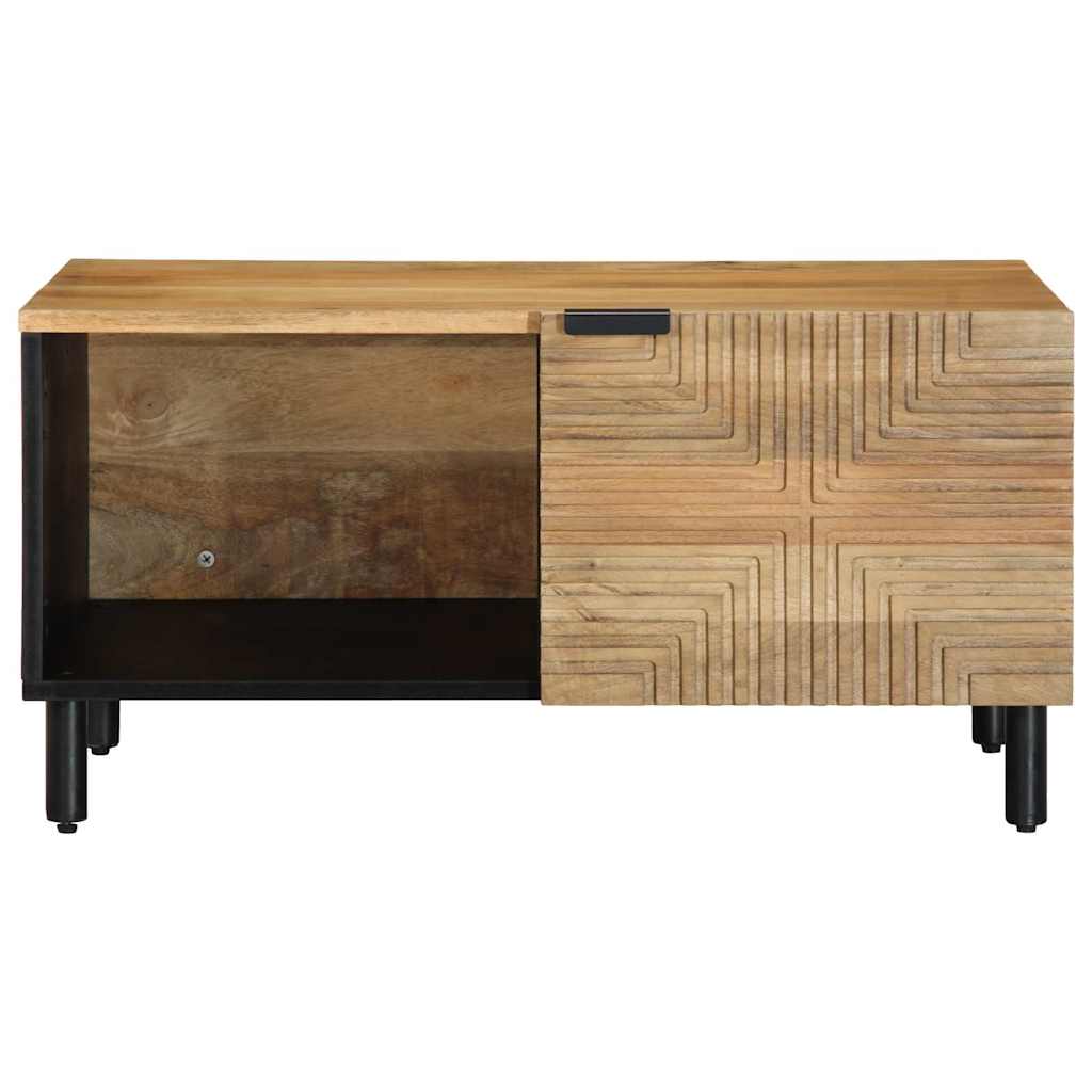 vidaXL Couchtisch Braun 80x50x40 cm Massivholz Mango