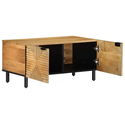 vidaXL Couchtisch Braun 80x50x40 cm Massivholz Mango