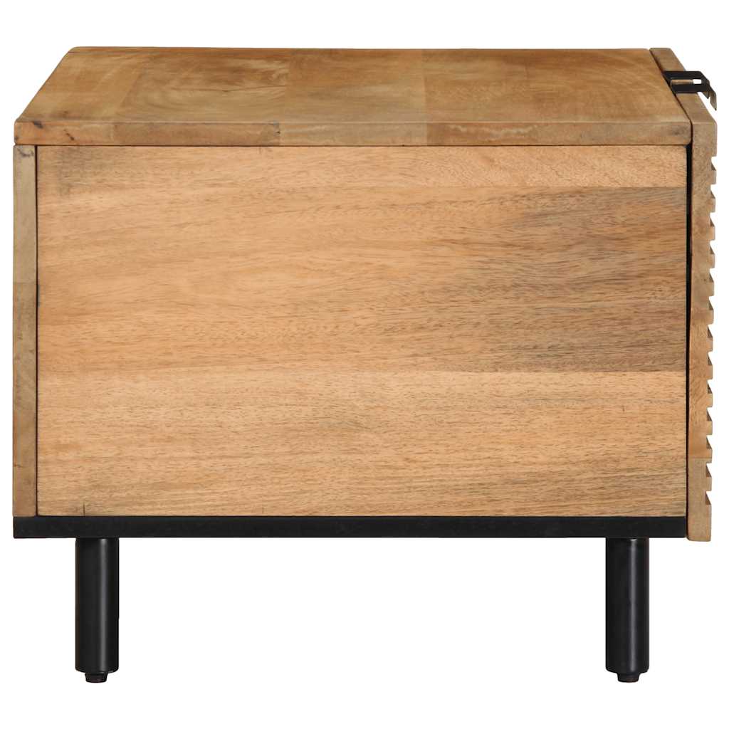 vidaXL Couchtisch Braun 80x50x40 cm Massivholz Mango