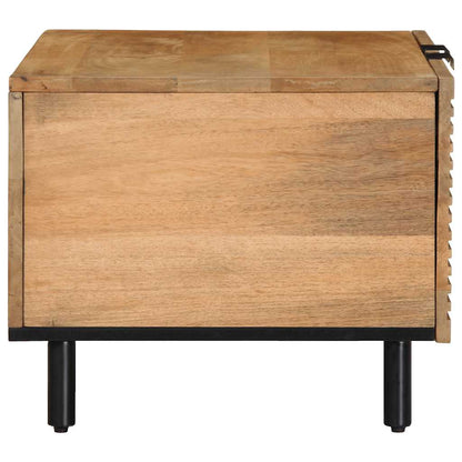 vidaXL Couchtisch Braun 80x50x40 cm Massivholz Mango