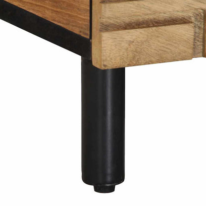 vidaXL Couchtisch Braun 80x50x40 cm Massivholz Mango