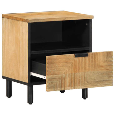 vidaXL Nachttisch Braun 40x33x46 cm Massivholz Mango