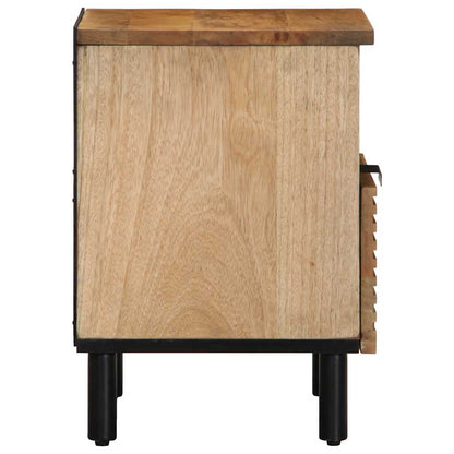 vidaXL Nachttisch Braun 40x33x46 cm Massivholz Mango